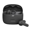JBL Tune Beam In Ear Wireless TWS Earbuds with Mic, ANC Earbuds, Customized Extra Bass with Headphones App, 48 Hrs Battery, Quick Charge, 4-Mics, IP54, Ambient Aware & Talk-Thru, Bluetooth 5.3 (Black)