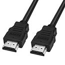 tizum High Speed HDMI Cable with Ethernet | Supports 3D, 4K | for All HDMI Devices, Laptop, Computer, Gaming Console, TV, Set Top Box - 1.8 Meter332215014973 - Black