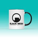 Schwarz Mesa Becher Tee Kaffeetasse Forschungseinrichtung Halbwertszeit Spiel Geschenke Geschenk