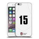 Head Case Designs Officially Licensed England Rugby Union Position 15 2020/21 Players Home Kit Soft Gel Case Compatible with Apple iPhone 6 / iPhone 6s