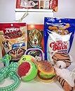 Dog Gift Box Basket for A Favorite Canine/Fur Baby - Send These Treats and Toys to a Furry Pet Friend! Great for Christmas, Birthdays, Get Well/Surgery Recovery...