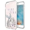 MTT Officially Licensed Disney Princess Ariel Soft Back Case Cover for Apple iPhone 6S & 6 (D5113)