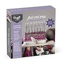 Craft Crush Weaving Loom Craft Kit - Learn to Weave Scarves, Gloves, Home Décor - Modern Design Mini Craft Kit for Teens & Adults - Easy-to-Use, Fast Weaving from The Makers of Loopdeloom, Small
