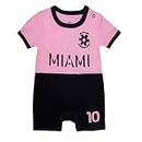 Cnins Sports Baby Romper #10 American Football Soccer Newborn Outfits for Infant Boys & Girls (CN-MIR,18-24M)