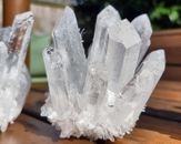 Crystal Cluster white Quartz Large Cluster Crystal Décor Meditation Reiki 