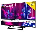 Infiniton TV LED 40 Pulgadas INTV-A40G24 HD - Google TV Oficial - Smart TV - Chromecast - DVB-T2 & DVB-S2 - WiFi - USB Grabador (40 Pulgadas)