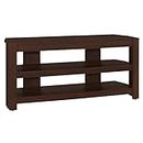 Monarch Specialties I 2554 Tv Stand, 42 Inch, Console, Media Entertainment Center, Storage Shelves, Living Room, Bedroom, Laminate, Brown, Contemporary, Modern