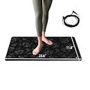 Grounding Mat with 1 Grounding Wire, Universal Grounding Mat for Sleep Aid, Reduces Stress, Pain, Inflammation, Non-Slip Floor Mat, Mouse Pad