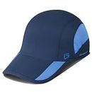 GADIEMKENSD Quick Dry Sports Hat Lightweight Breathable Soft Outdoor Run Cap (Improved, Navy)
