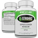 Estrohalt Dim Supplement with Indole-3-Carbinol | Best Estrogen-Blocker and Natural Aromatase Inhibitor | Helps with PCOS, Menopause, PMS