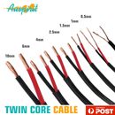 Twin Core Wire Cable 2 Sheath Electrical Automotive Camper Trailer Solar Wiring