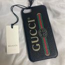 Gucci Cell Phones & Accessories | Authentic Gucci Iphone Case Iphone Se Iphone 7 Iphone 8 Cellphone Black | Color: Black/Red | Size: Os