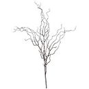 Branches artificielles décoratives, 47,2 pouces Branches d'arbres séchées artificielles, fausses branches de saules bouclées, tiges brunes décoratives, brindilles séchées décoratives, vignes / tiges