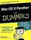 Mac OS X Panther for Dummies (For Dummies (Computers)) de ... | Livre | état bon