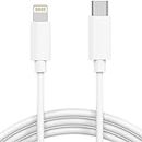 Sounce Fast iPhone Charging Cable & Data Sync USB Cable Compatible with iPhone 6/6S/7/7+/8/8+/10/11/12/13, iPad Air/Mini, iPod, and iOS Devices (Pack of 1 (Type C))