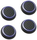 Tobo Silicone Grips Cap Thumb Stick Joystick Grips Compatible with PS4, PS3, Xbox 360, Xbox One Controller.[2 Pair / 4 Pcs] (Blue & Black)(TD-319GA)