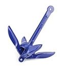 4 Tooth Folding Anchor 4 Tons Aluminum Alloy Portable Anchor Used for Sailing Kayak Canoe