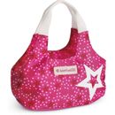 NEW American Girl Doll MINI DOLL CARRIER TOTE BAG 6" Pink Shoulder Purse Stars
