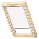 VELUX Original Roof Window Blackout Blind for M08 / M38, White, with Grey Guide Rail