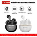 Lenovo Bluetooth Headset TWS Wireless Earphones Earbuds Headphones Stereo White