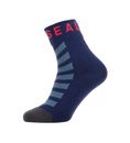SealSkin Socken z Warm Weather Ankle Gr.M (39-42) Hydrostop navy/grau/rot