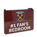 West Ham United FC No1 Fan Bedroom Sign