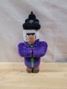 Minecraft Figure Plush Witch Purple Magic Gray Creeper Wizard 15"