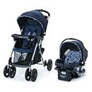 Graco Comfy Cruiser 2.0 Travel System with Infant Car Seat, Callia, Blue, (2139060)