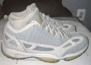 Air Jordan Mens 11 Retro Low Basketball Shoes Silver 306008-072 Top Mesh 10.5M