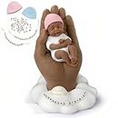 The Ashton-Drake Galleries Gods Greatest Gift Lifelike African American Black Miniature Baby Girl Doll and Realistic Hand Sculpture with Do It Yourself Personalization Kit 6.5"-Inches