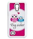iCandy™ Rubber Printed Matte Soft Back Cover for Samsung Galaxy S4 Mini I9190 - BIGSISTER