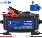 5A 12V Automatic Smart Battery Charger Automotive 7-Stages Trickle Charger