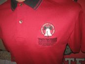 IBEW Brotherhood Electrical Workers vtg Polo Shirt Men's lrg 90s king louie Guy