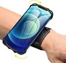 Mobile Wristband Phone Holder Rotatable Forearm Armband for Hiking Biking Runing