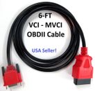 6FT OBD2 DLC Cable Compatible with Bosch Mastertech VCI Scanner M-VCI J2534 NEW!