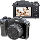 Digital Cameras for Photography, 4K 48MP Vlogging Camera 16X Digital Zoom, Black