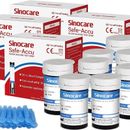 Sinocare Safe-ACCU 50-500 Pcs Blood Glucose Test Strips & Lancets（no Meter）