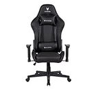 Oversteel - ULTIMET Professional Gaming Chair Leatherette, 2D Armrests, Height Adjustable, Reclining Backrest 180º, Gas Piston Class 3, Up to 120Kg, Black