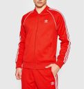 Adidas track jacket-Giacchettina Rossa Uomo H06711