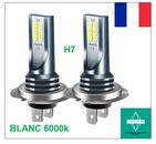 2x Ampoules Bulbs H7 LED 10W 12V 6000k 4800Lm Alu IP67 Voiture Car Feux Phares
