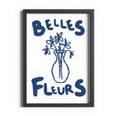 Belles Blumendruck Küche Wandkunst Blumen französisches Zitat Kunstwerk Poster Geschenk