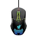 Redgear A-15 Wired Gaming Mouse with Upto 6400 DPI, RGB & Driver Customization for PC(Black)