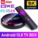 2024 Upgraded H96 MAX Smart Android 13.0 TV Box Quad Core 8K HD Stream Player