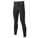 RAB Men's Power Stretch Pro Pants Lightweight Baselayer for Skiing and Mountaineering - Black - Medium