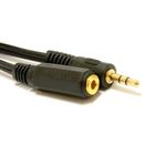 1,5 3,5 mm EXTENSIÓN Jack Auriculares DORADO Cable Estéreo PLOMO