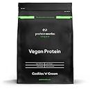 Protein Works - Proteine Vegane In Polvere - 100% A Base Vegetale E Naturale - Miscela Di Proteine Vegane - 33 Agitare - Panna & Biscotti - 1kg