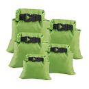  5 Pack Dry Sacks Set, Waterproof Dry Bags Lightweight Ultimate Dry Sacks Green