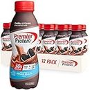 Premier Protein Shake, Cookies & Cream, 30g Protein, 1g Sugar, 24 Vitamins & Minerals, Nutrients to Support Immune Health 11.5 fl oz, 12 Pack