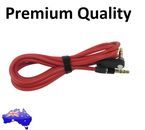 Replacement Premium AUX Cable Cord for Beats by Dr Dre Headphones 3.5mm Red 