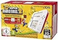 Console Nintendo 2DS - blanc & rouge + New Super Mario Bros. 2 - édition spéciale - [Edizione: Francia]